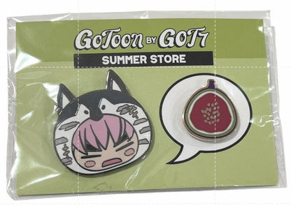 GOT7 GOTOON By GOT7 Summer Store Official Goods GOTOON Badge Set New