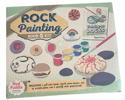 Mud Puddle Rock Painting Book and Kit New Kids Crafts Family Fun