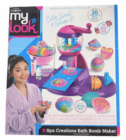 Cra-Z-Art My Look Spa Creations Bath Bomb Maker Design Studio New Family Fun