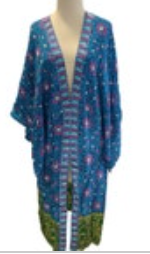 Size XS/S Sundance Catalog Bustling Blooms Kimono Open Cardigan Cardi