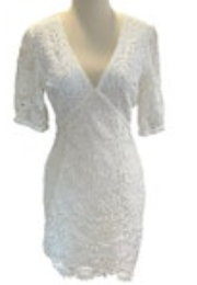 Size Medium Fate Night Of Elegance Lace White Dress NWT