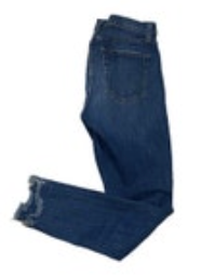 Size 27 Current Elliott Women Jeans Skinny Medium Wash Distressed Hem Raw