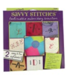 Dimensions Savvy Stitches Embroidery Transfers Monograms Sewing Craft NEW