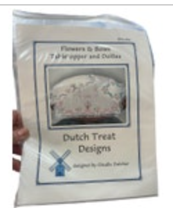 Claudia Dutcher Treat Designs Flowers Bows Table-topper Cross Stitch Kit Doilies