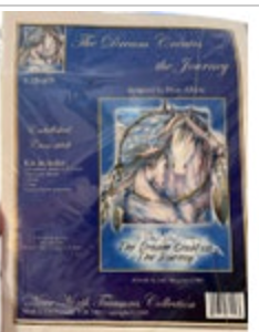 “The Dream Creates The journey” Horses Dream Catcher Cross Stitch Kit New