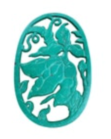 Vintage Green Cast Iron Peas Green Beans Kitchen Footed Trivet Taiwan