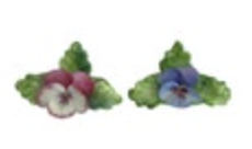 Vintage Royal Adderley Miniature Flowers Bone China Place Card Holders England 2