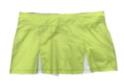 Size Large Bolle Tech Pull On Women Athletic Pickleball Skort Skirt Shorts Lime