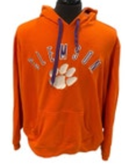 XXL Clemson Tigers Hoodie Sweatshirt Orange Pullover J America Cotton