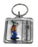 Vintage Walt Disney World GOOFY Acrylic Keychain 80’s WDW