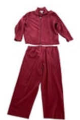 Vintage Pendleton Tracksuit Womens XL Maroon Merlot Jacket Pants Leisure