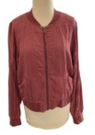 Size M Marrakech Anthropologie Womens Jacket Lightweight Bomber Mauve Pink