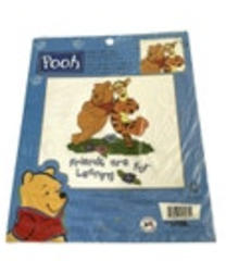 Winnie the Pooh Tigger Friends Are For Learning Counted Cross Stitch Kit 113265