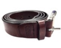 Fossil Brown Leather Belt Size 42 Adjustable