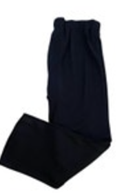 Misook 16 Straight Leg Black Knit Pants Trousers Button Zip
