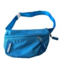 Hoka One One Fanny Hip Pack Everywhere Belt Bag 3 Zipper Blue Outdoor Sports EUC