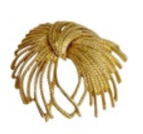 Vintage Monet Cordelia Flower Fireworks Large Gold Tone Brooch Statement