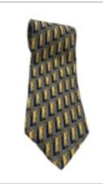 Designer Equestrian Tie PAOLO GUCCI 100% Silk Gold Blue Made In Italy EUC