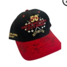 50th Anniversary Martinsville Speedway Hat Driver Signed SnapBack Cap