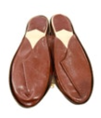 1950's Vintage Travel Slippers Size Large Men's 11-12 Zippered Case Unique
