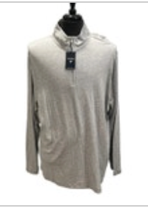 Cremieux Classics NWT XXL $90 Gray Heather Modal Blend Soft 1/4 Zip