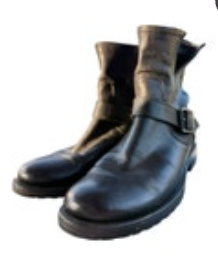 FRYE Natalie Black Leather Buckle Ankle Boots Size 8.5 M Biker