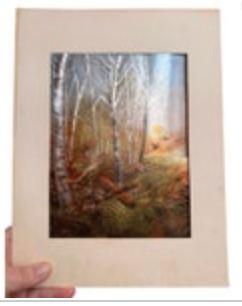 Metallic Foil Print Dufex Prints Pheasants In Trees Made In England