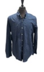 Polo Ralph Lauren Shirt XL Navy Blue Long Sleeve Button Down Small Floral Print