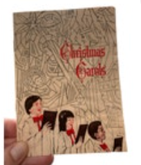 Vintage 1976 John Hancock Christmas Carols Song Book Choir Hymns Booklet Book