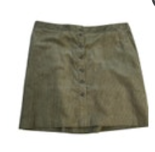 NWT Talbots Women’s Corduroy mini Cotton Skirt Size 22W A-Line Army Green Color