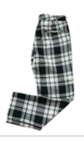 Leifsdottir The Essential Slim Womens Black Plaid Crop Pant Size 4 Anthropologie