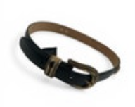 Brighton Leather Belt Brown Croc Womens Size 28/B2103 Metal Conchas READ