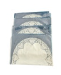 Vintage Ecru Italian LACE Placemats Set of 4 Oval Original Packaging
