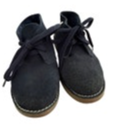 Crewcuts J Crew Boots Kids Size K10 MacAlister Shoes Blue Suede Lace Up Chukka