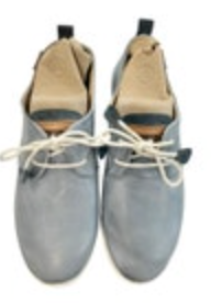 Pikolinos CALABRIA Women's Blue Leather Lace Up Casual Shoes US 7 Eur 37 EUC