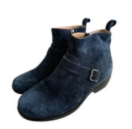 Propet Women's Memphis Boots Navy Blue Suede Size 9.5M
