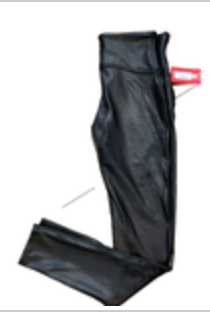 NWT SPANX Womens Medium Black Regular Skinny Leg Ankle Faux Leather Leggings