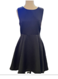 Francescas Anthropologie Black Sleeveless Open Back Excellent Condition Size Med