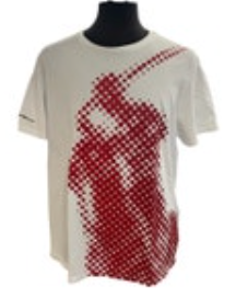 Polo Ralph Lauren Shirt Men XL Red Big Pony Tee Pixelated Dot Streetwear READ