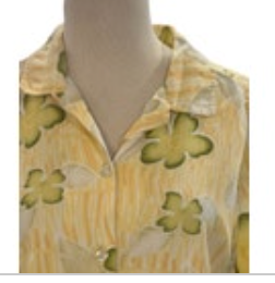 Vintage Women's Tommy Bahama Yellow Hawaiian Button Up Collared Shirt Size M