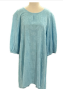 NWT Bryn Walker Lucien Blue Hydra Cotton Tunic Dress Size M MSRP$160