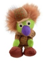 Sesame Street Beans SHERLOCK HEMLOCK Bean Bag Plush 1997 TYCO Plush Toy