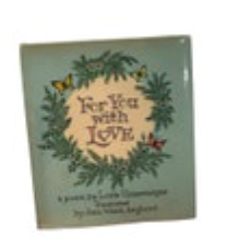 Vintage 1961 “For You With Love” Poetry Book Joan Walsh Anglund Small Hardcover