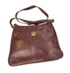 VTG Etienne Aigner Oxblood Leather Classic Shoulder Bag Purse Merlot Burgundy