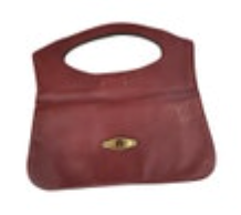 Vintage Etienne Aigner Burgundy Leather Clutch Purse Horseshoe Logo Handbag