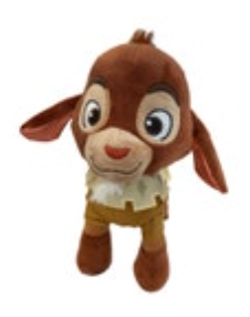 Disney Wish Walk 'n Talk Valentino Plush Fainting Goat 11” Stuffed Tested Works