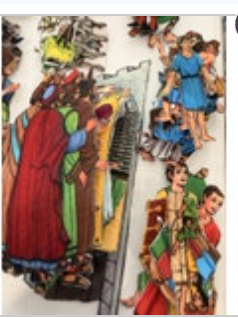 Huge Lot Of Vintage Bible Stories Felt People Accessories Pre-Cut Sunday School
