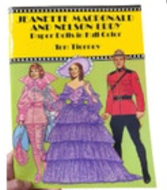 Vintage 1992 Jeanette Macdonald And Nelson Eddy Paper Dolls By Tom Tierney Uncut