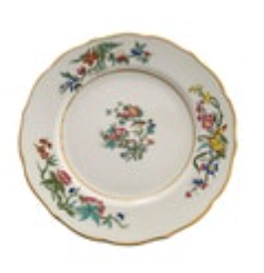 Syracuse China Federal Shape Birds Of Paradise Dinner Plates Set Of Two VTG