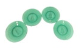 VTG Indiana Green Glass Holiday Christmas Tree 8” Salad Plates Appetizer Set 4